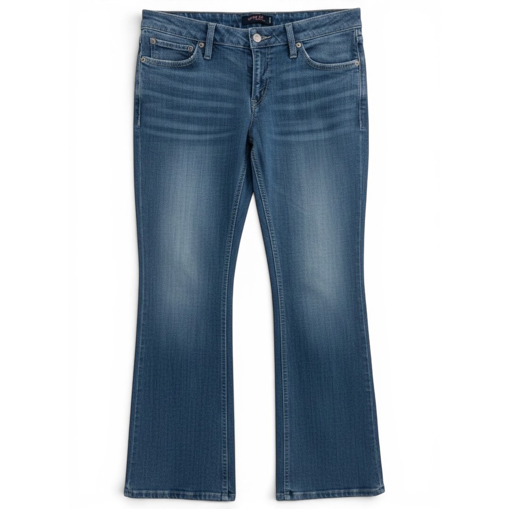 Levi's 528 Curvy Cut Bootcut Jeans Women 17 M Western Indie Sleaze Medium Wash